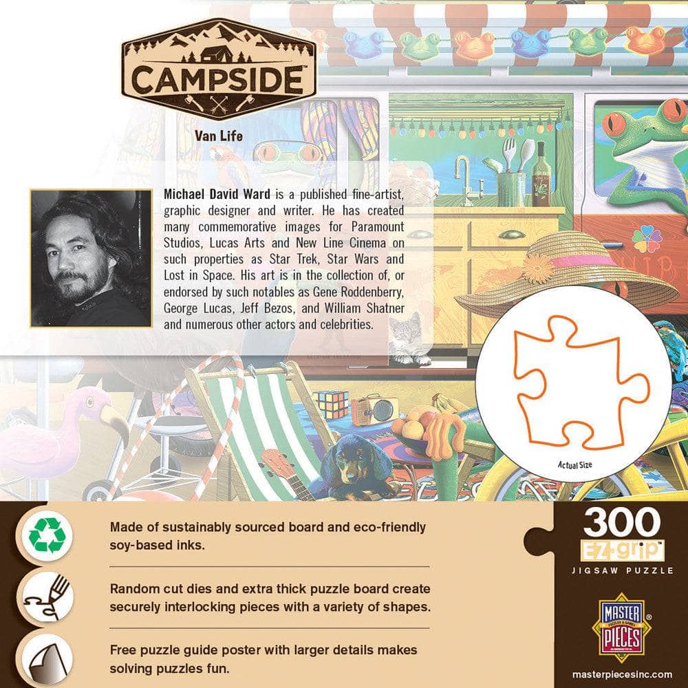 Campside - Van Life 300 Piece EZ Grip Jigsaw Puzzle - Image 3