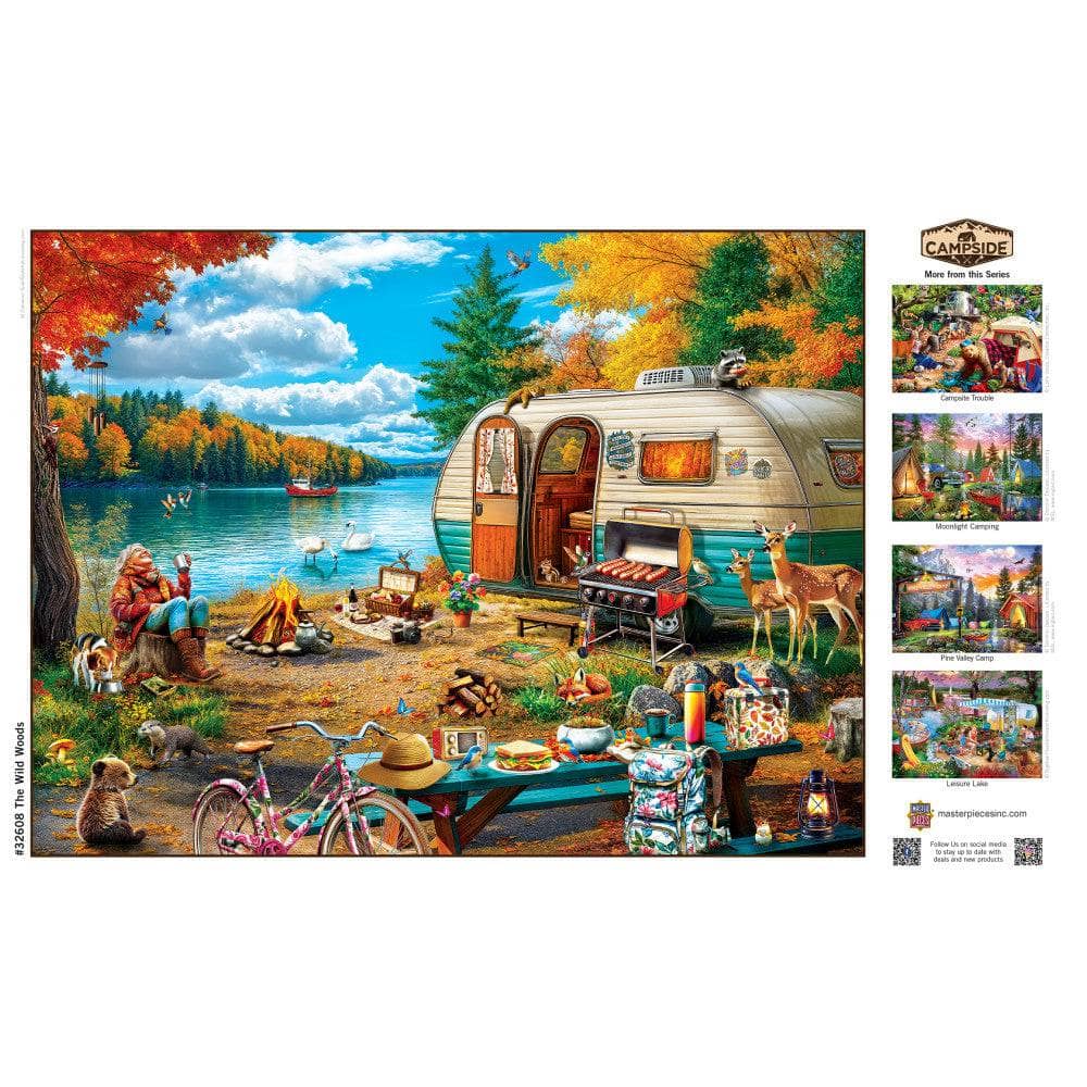 Campside - The Wild Woods 300 Piece EZ Grip Jigsaw Puzzle - Image 4