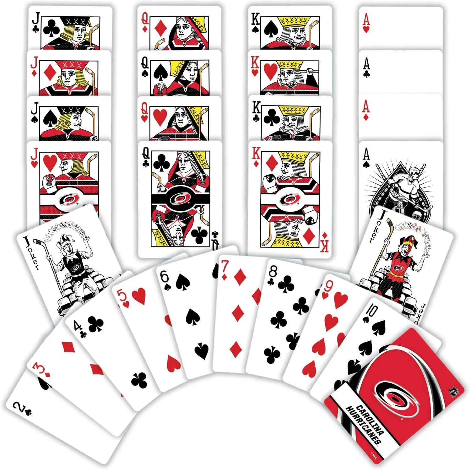 Carolina Hurricanes Playing Cards - 54 Card Deck - Image 2