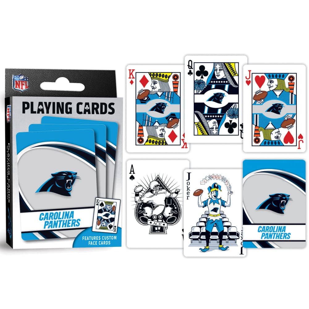 Carolina Panthers Playing Cards - 54 Card Deck - Image 3