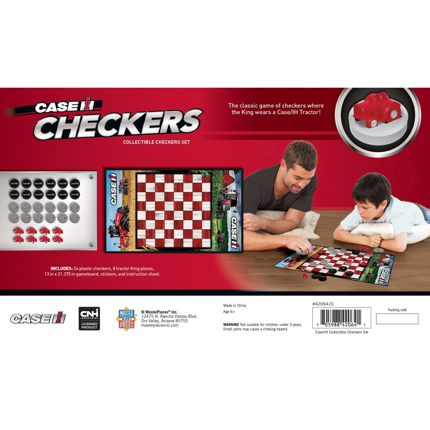 CASE IH Checkers Board Game - Image 3