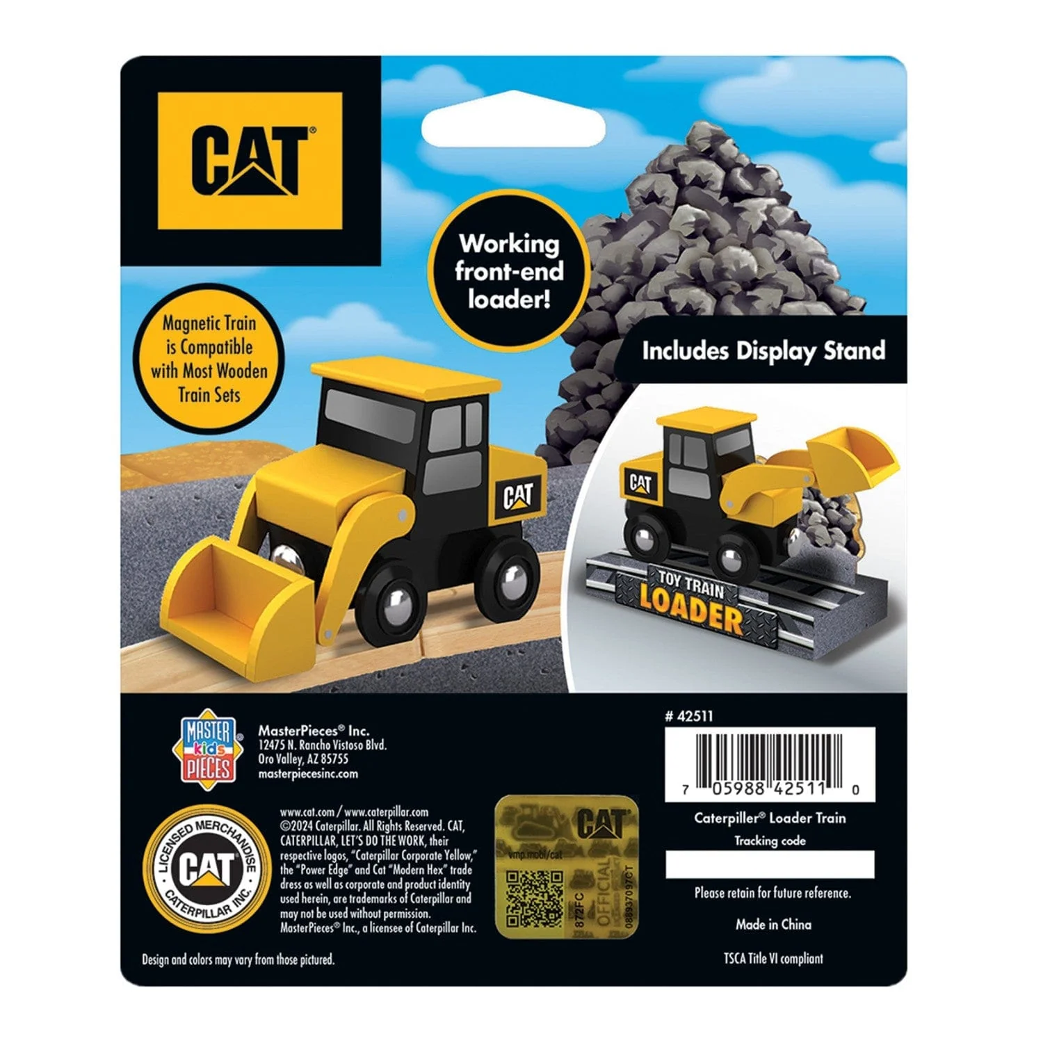 CAT - Loader Toy Train - Image 3