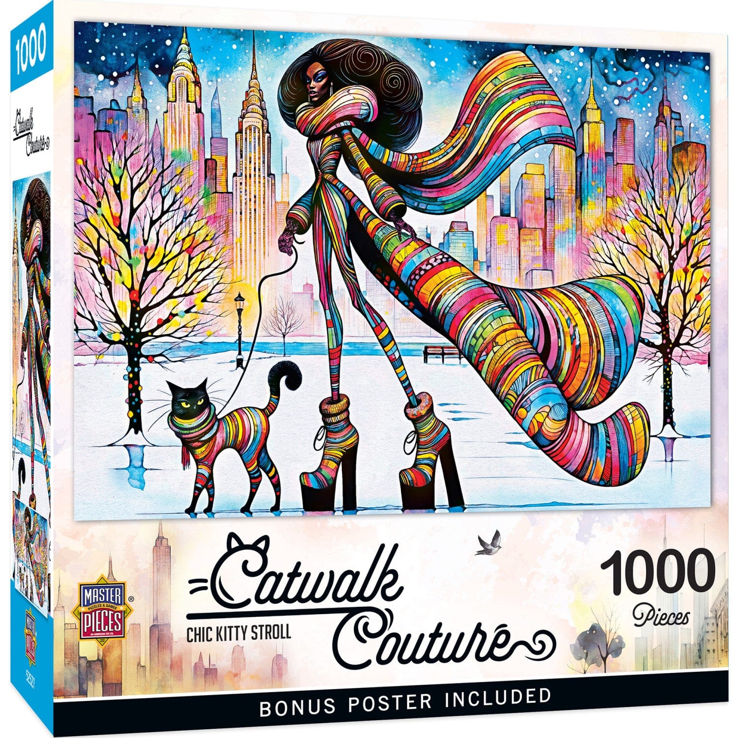 Catwalk Couture - Chic Kitty Stroll 1000 Piece Jigsaw Puzzle