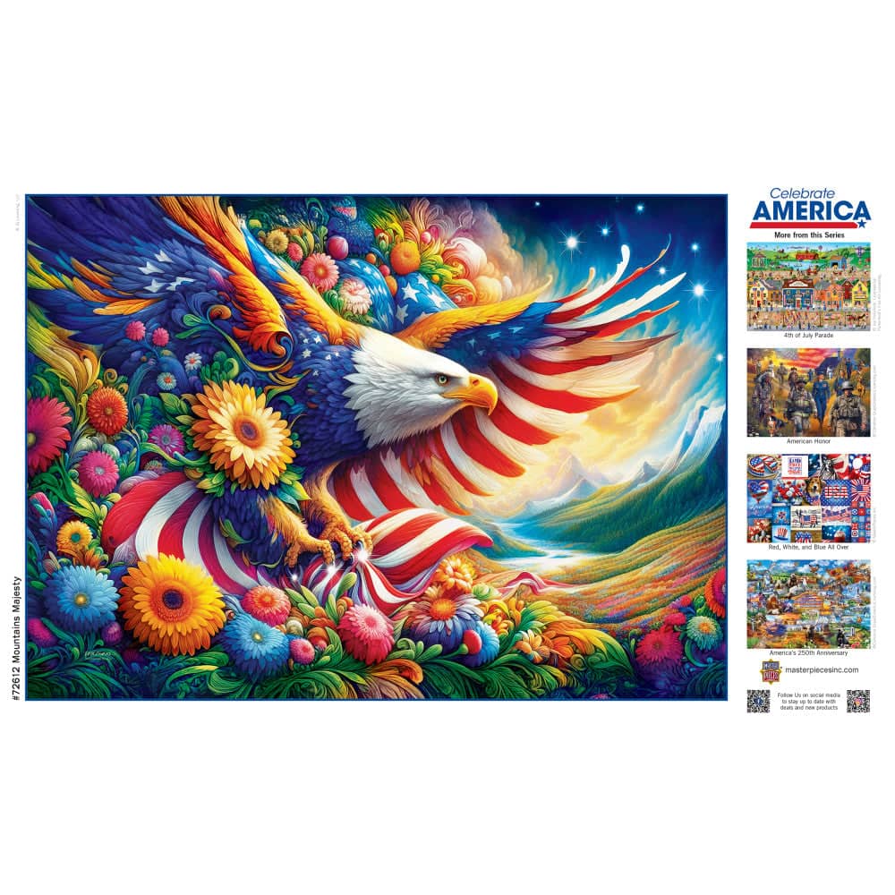 Celebrate America - Mountains Majesty 1000 Piece Jigsaw Puzzle - Image 4