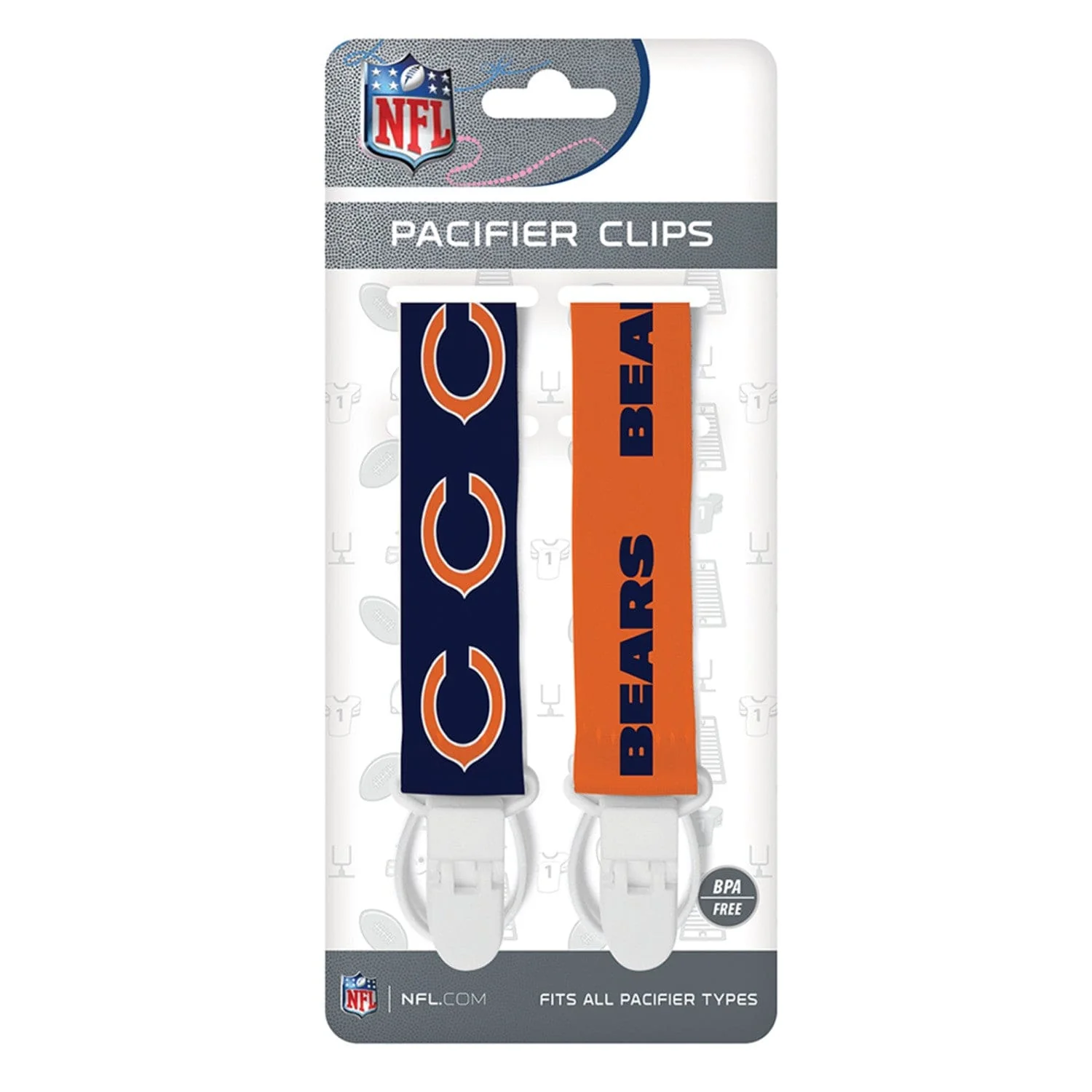 Chicago Bears - Pacifier Clip 2-Pack - Image 2