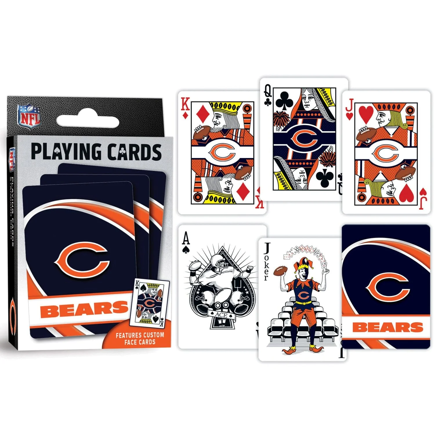 Chicago Bears Playing Cards - 54 Card Deck - Image 3