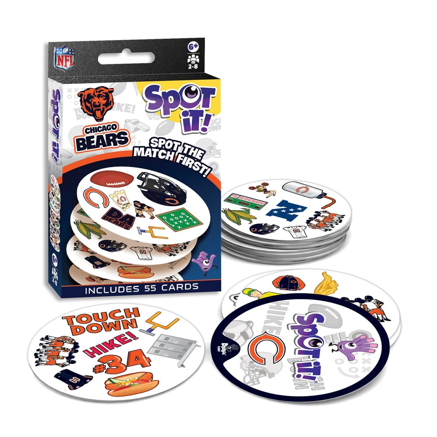 Chicago Bears Spot It! Card Game - Image 2