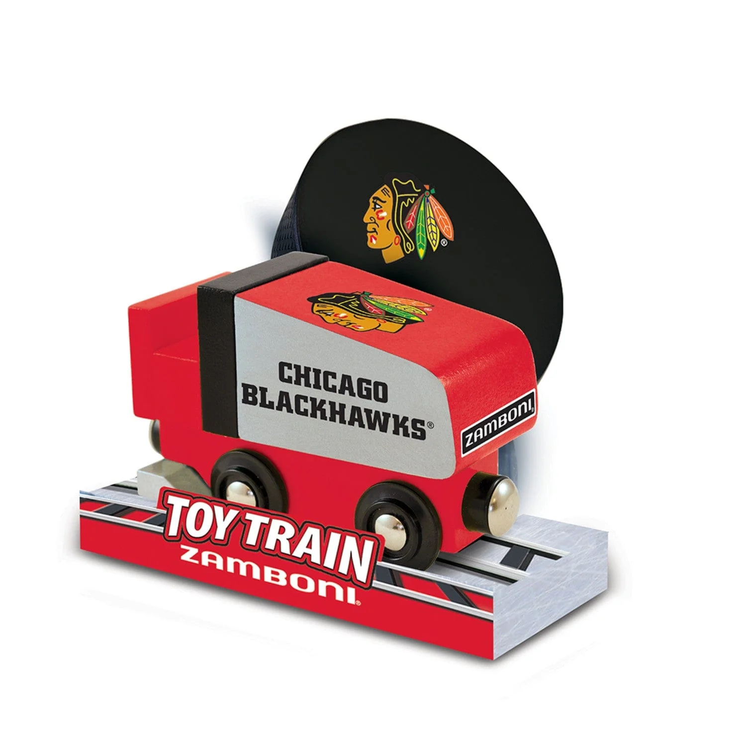 Chicago Blackhawks Toy Zamboni Train Engine - Image 4