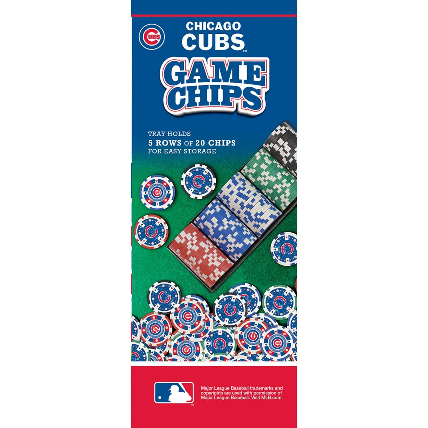 Chicago Cubs 100 Piece Poker Chips - Image 4