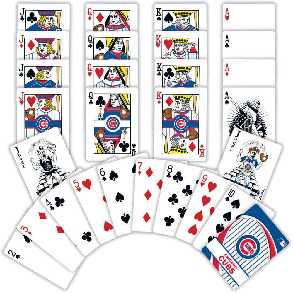 Chicago Cubs Playing Cards - 54 Card Deck - Image 2