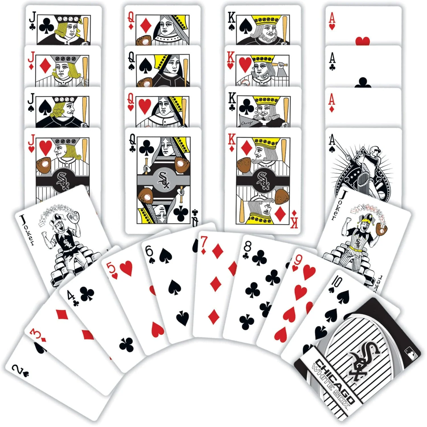 Chicago White Sox Playing Cards - 54 Card Deck - Image 2