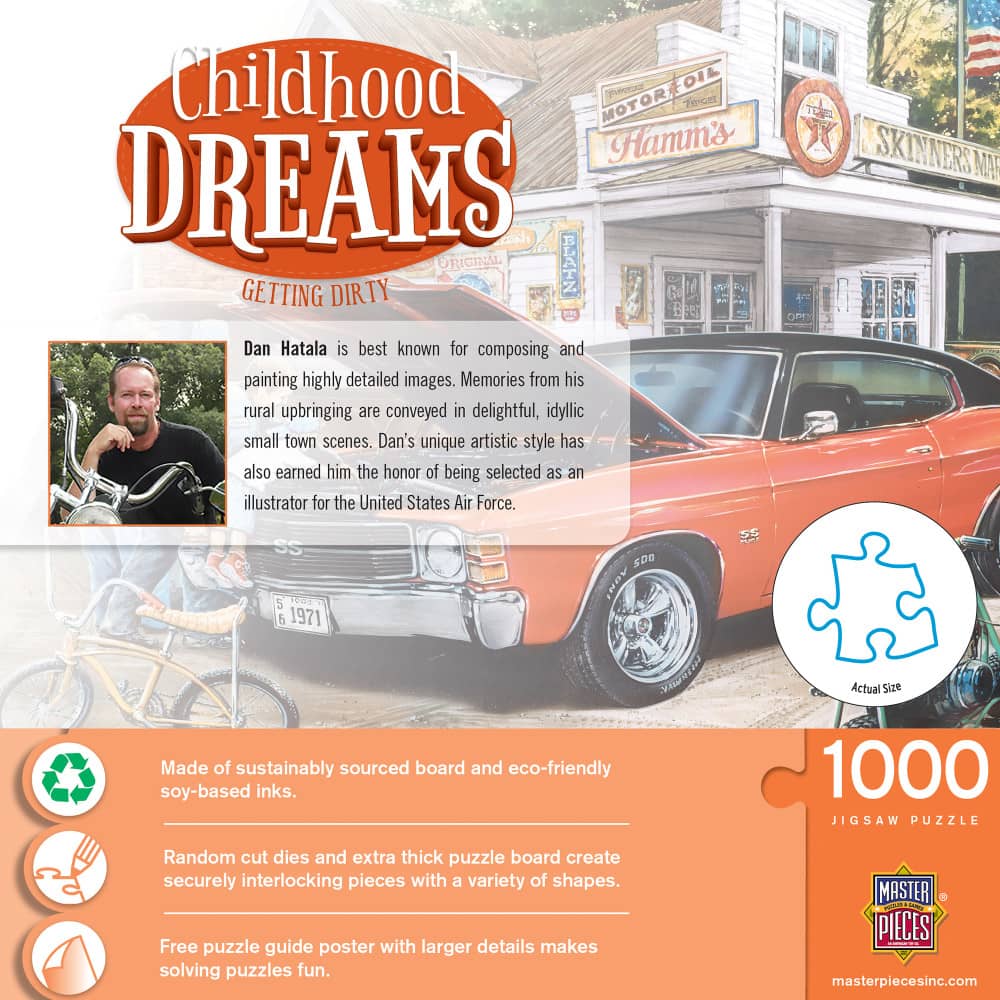 Childhood Dreams - Getting Dirty 1000 Piece Jigsaw Puzzle - Image 3
