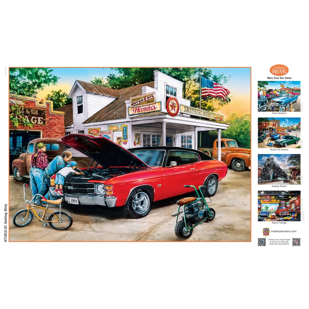 Childhood Dreams - Getting Dirty 1000 Piece Jigsaw Puzzle - Image 4