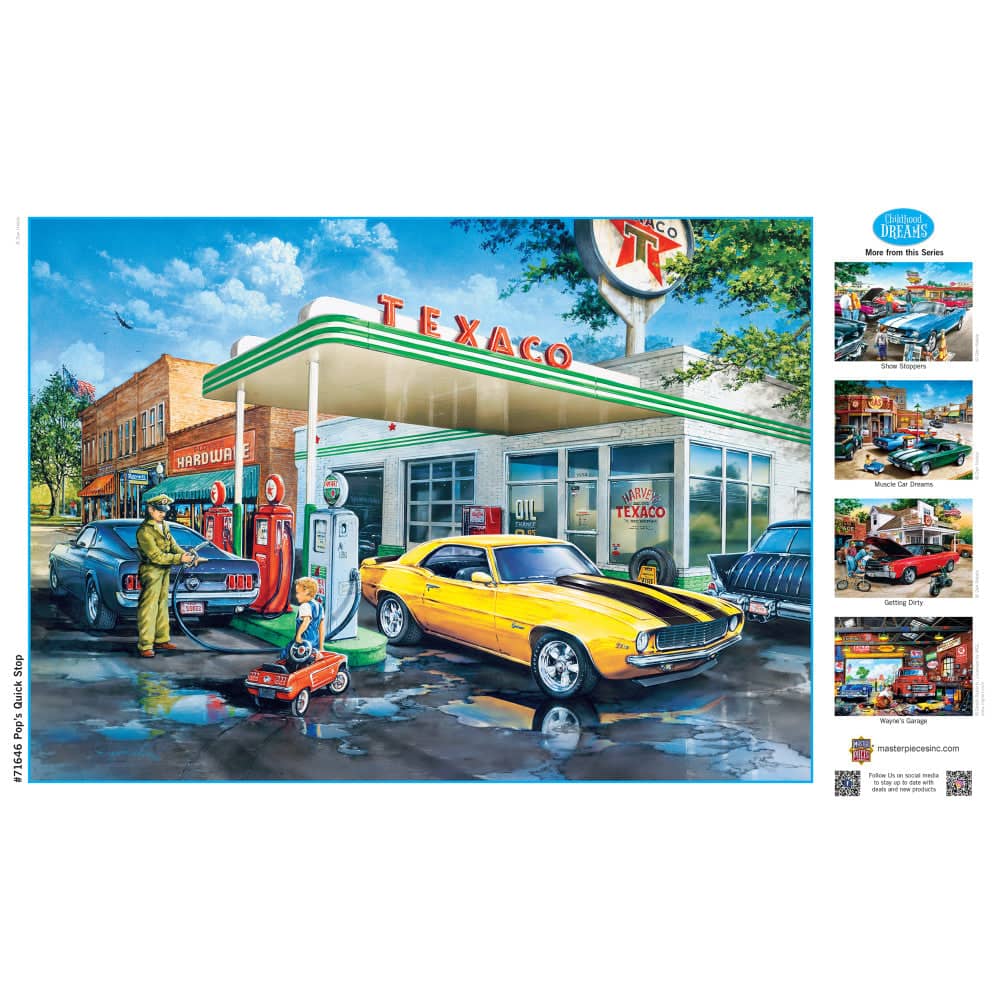Childhood Dreams - Pop's Quick Stop 1000 Piece Jigsaw Puzzle - Image 4