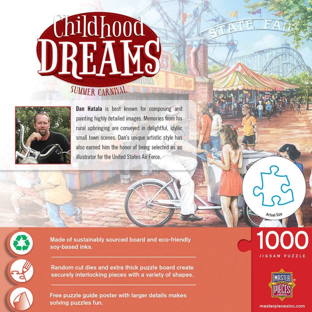 Childhood Dreams - Summer Carnival 1000 Piece Jigsaw Puzzle - Image 3