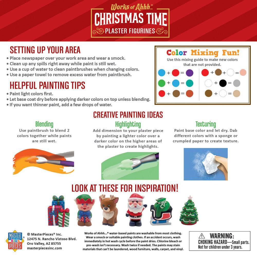 Christmas Time - Plaster Figurine Paint Set - Image 4