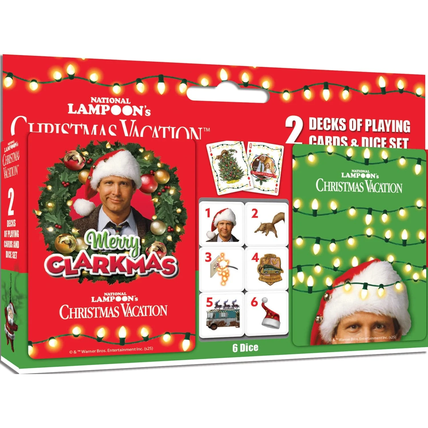 National Lampoon's Christmas Vacation 2-pack Playing Cards & Dice Set