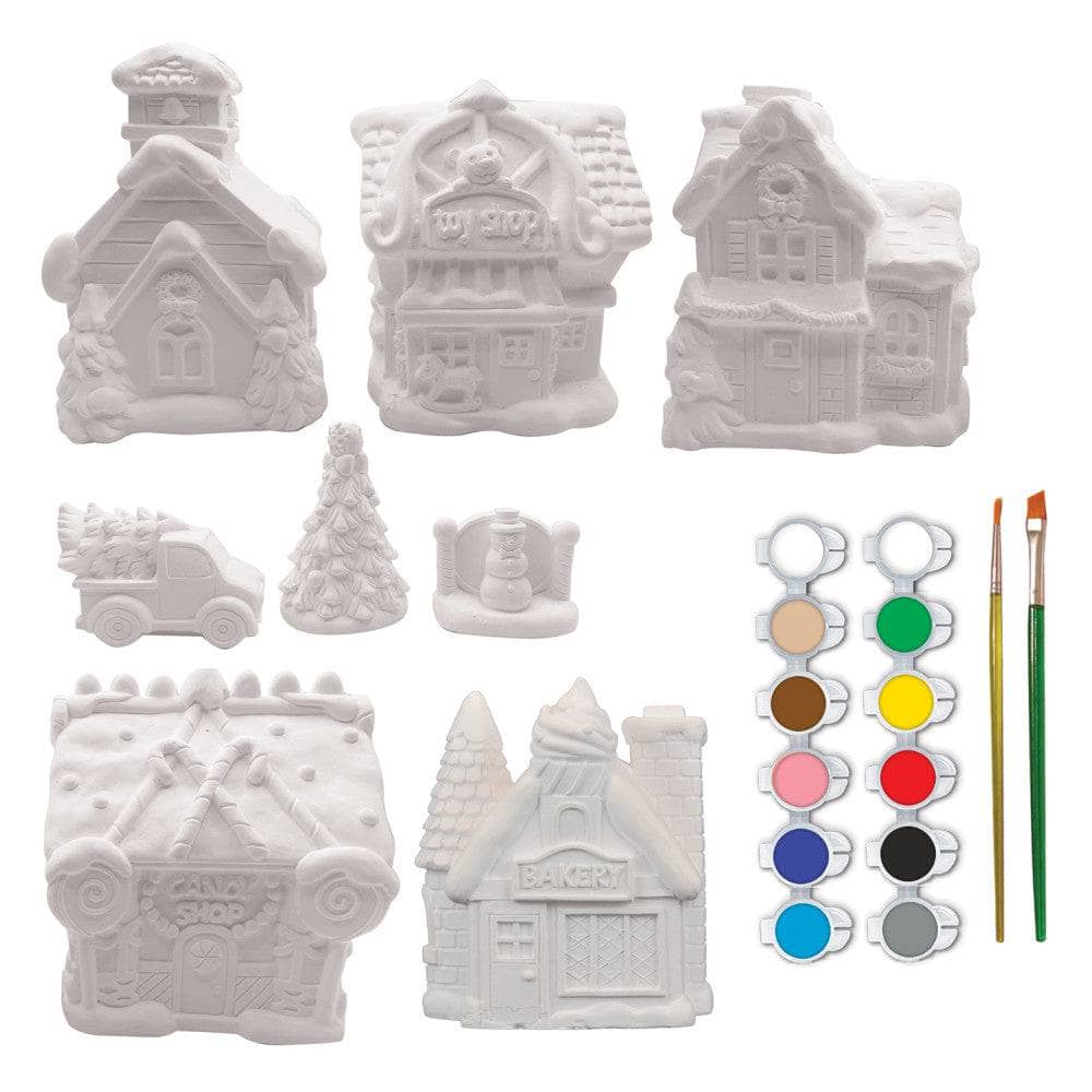 Christmas Village - Plaster Figurine Paint Set - Image 2