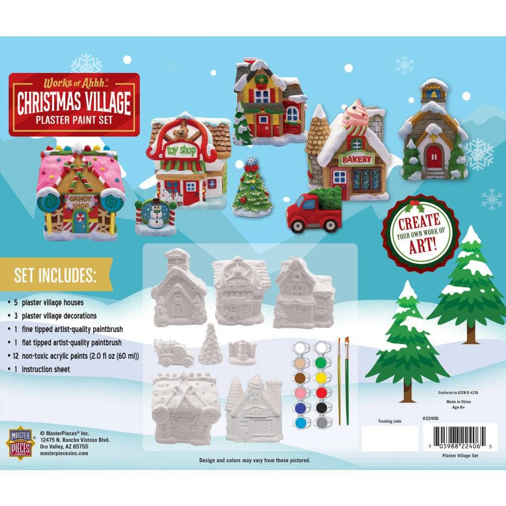 Christmas Village - Plaster Figurine Paint Set - Image 3