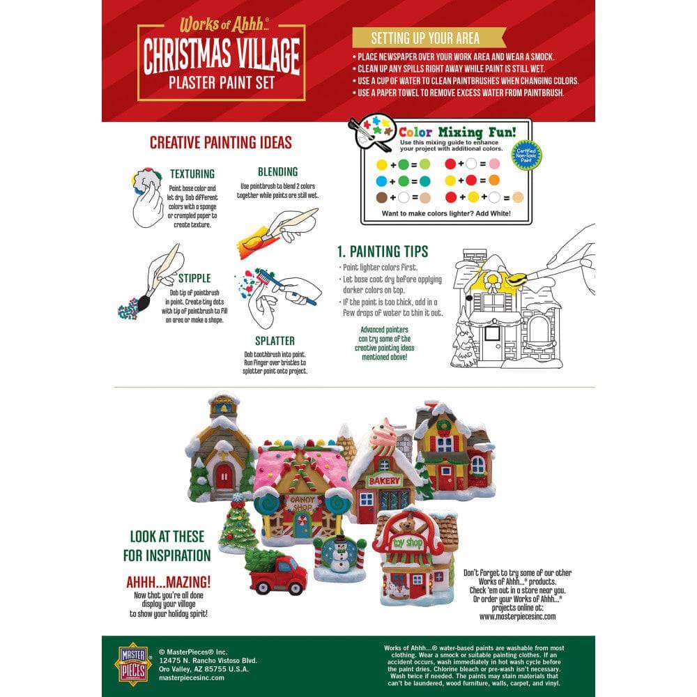 Christmas Village - Plaster Figurine Paint Set - Image 4