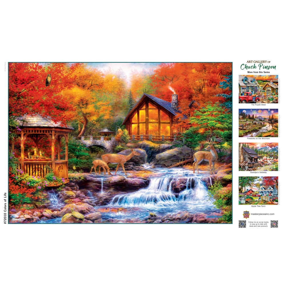 Art Gallery - Colors of Life 1000 Piece Jigsaw Puzzle - Image 4
