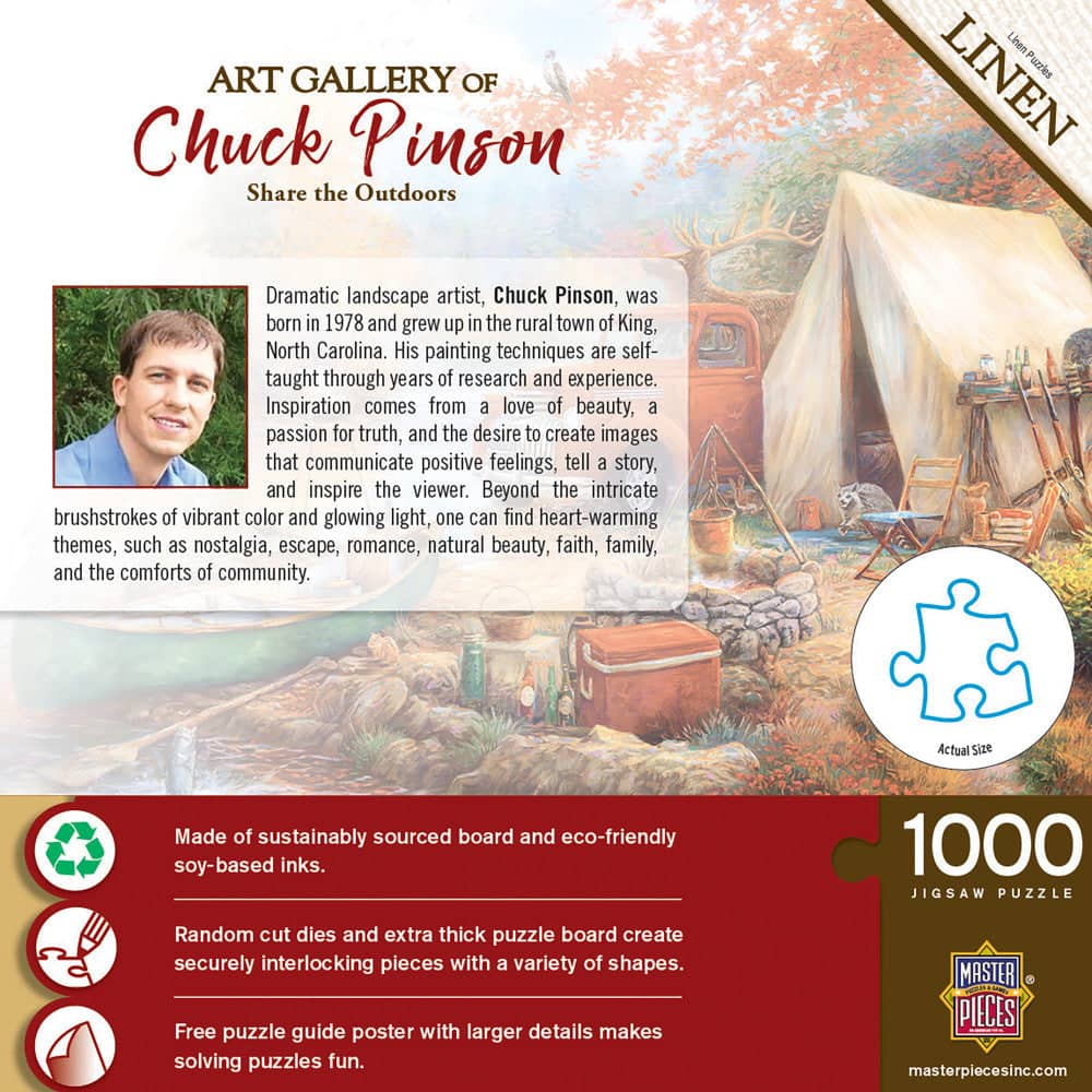 Art Gallery - Share the Outdoors 1000 Piece Jigsaw Puzzle - Image 3