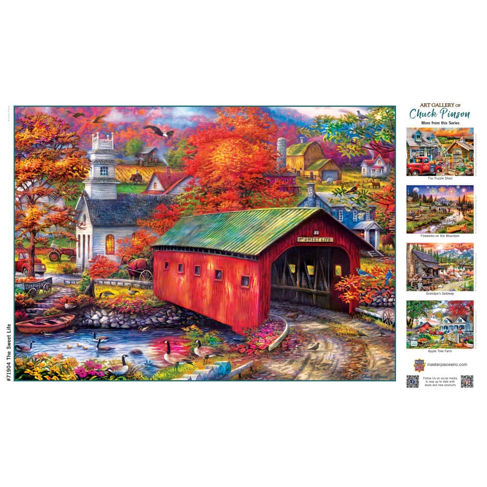 Art Gallery - The Sweet Life 1000 Piece Jigsaw Puzzle - Image 4