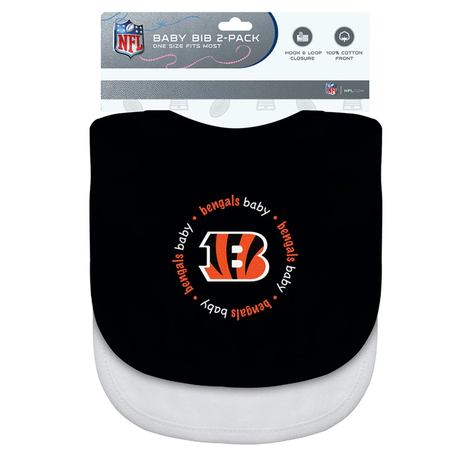 Cincinnati Bengals - Baby Bibs 2-Pack - Image 2