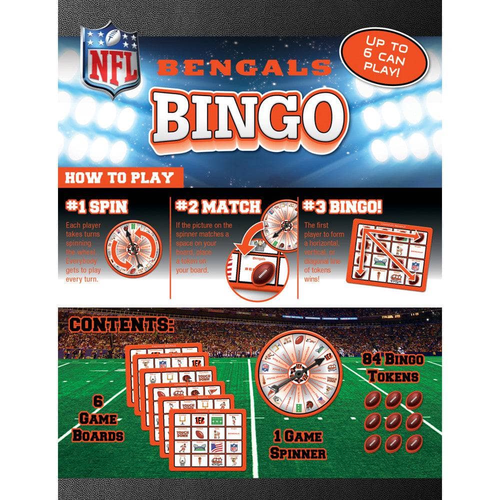Cincinnati Bengals NFL Bingo Game - Image 3
