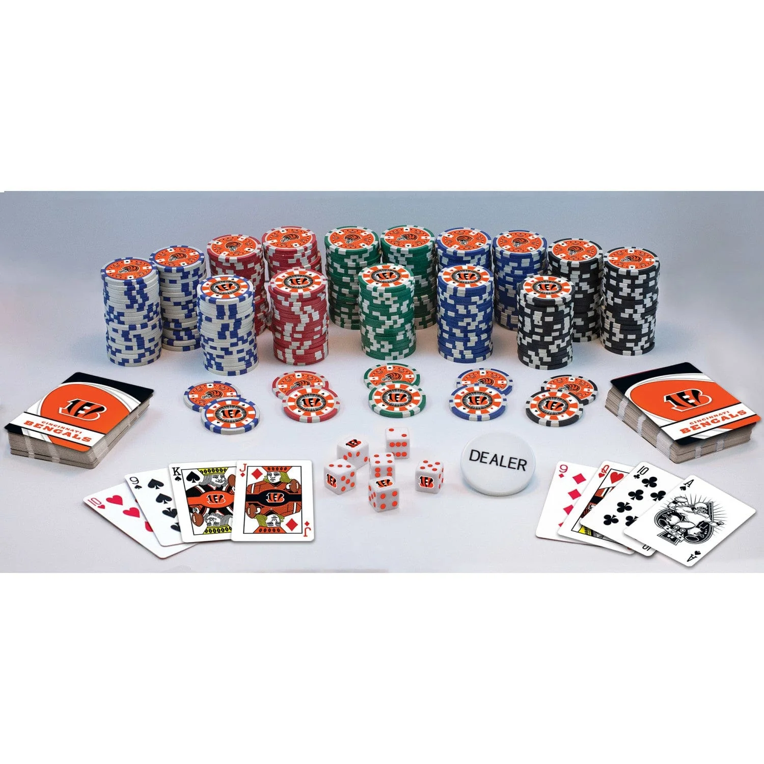 Cincinnati Bengals 300 Piece Poker Set - Image 2