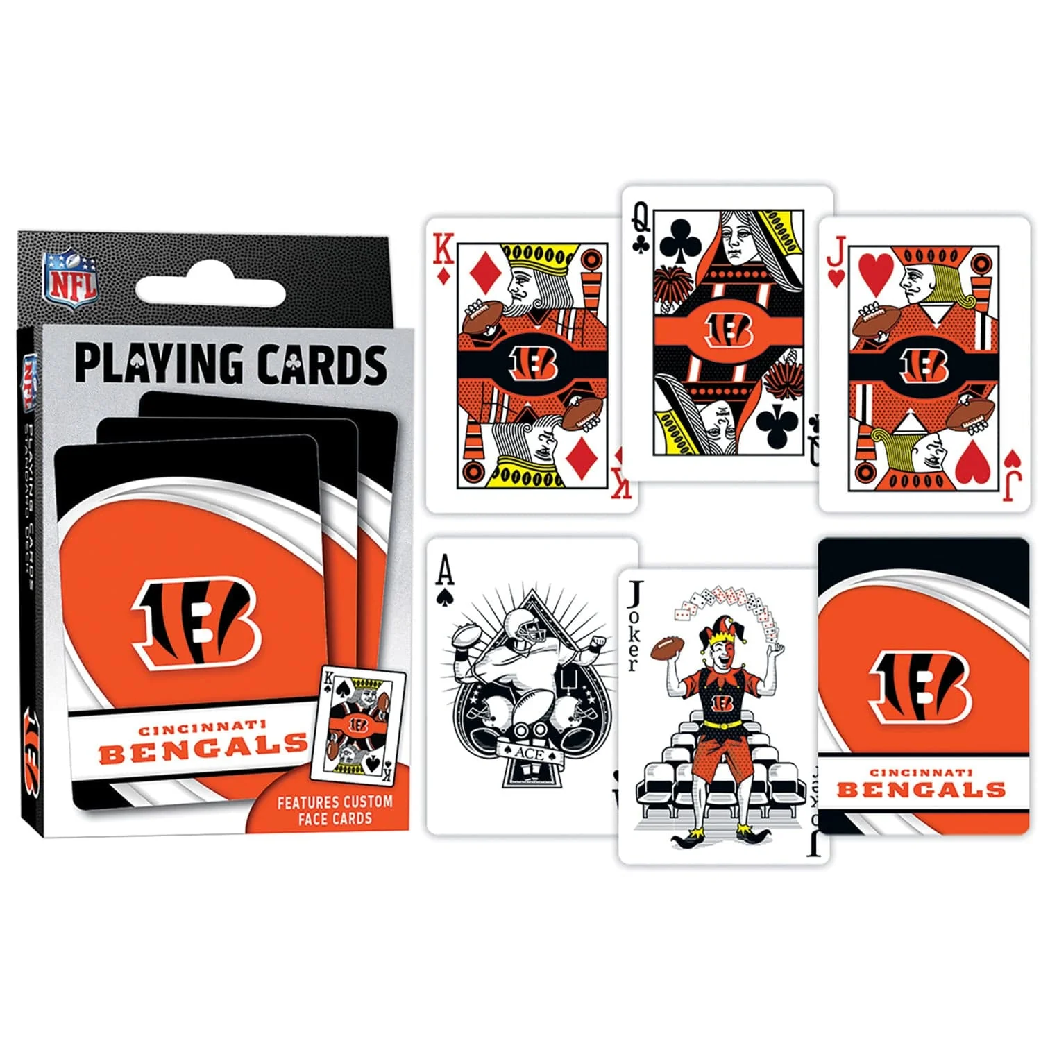 Cincinnati Bengals Playing Cards - 54 Card Deck - Image 3