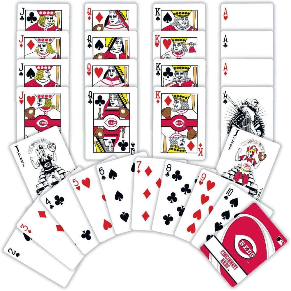 Cincinnati Reds Playing Cards - 54 Card Deck - Image 2