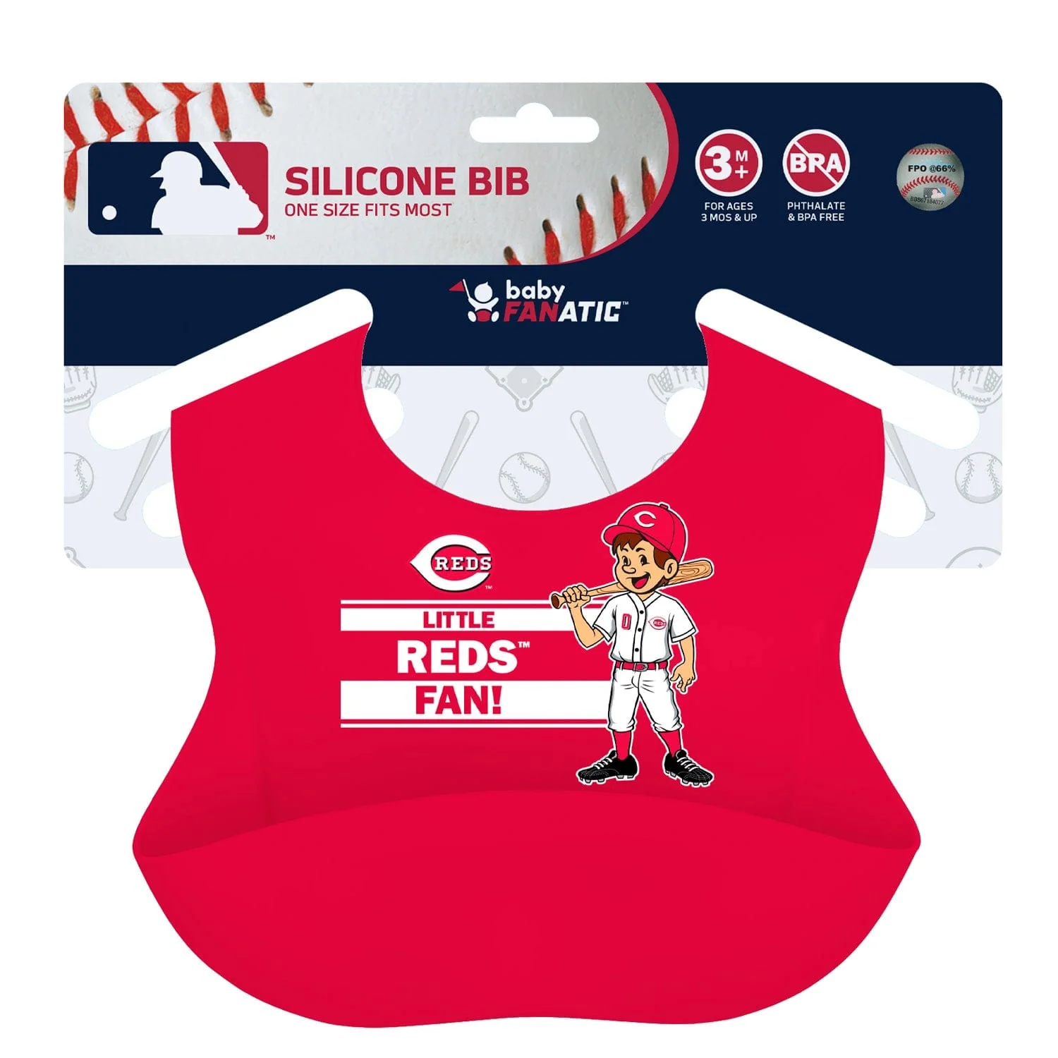 Cincinnati Reds - MLB Silicone Bib - Image 2