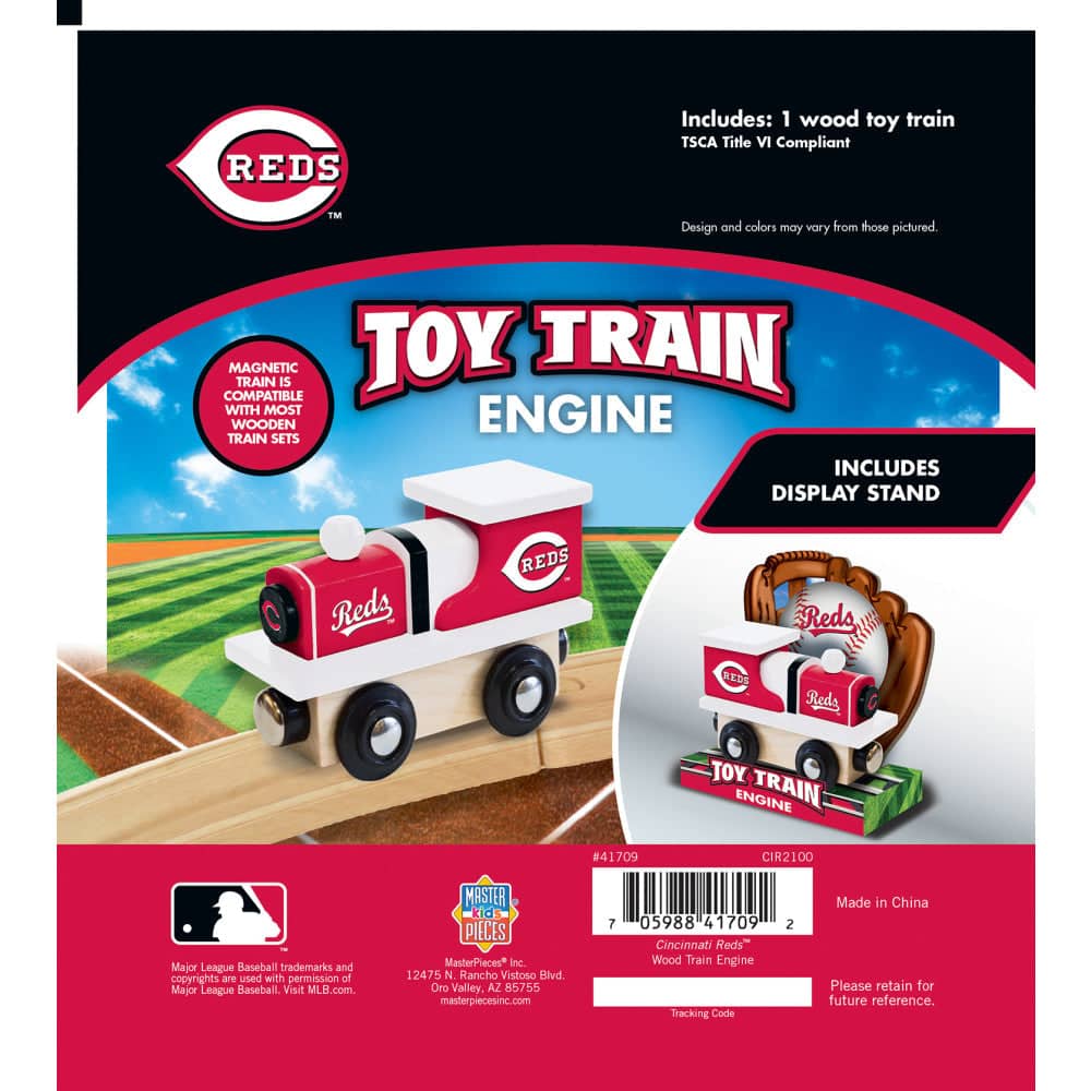 Cincinnati Reds Toy Train Engine - Image 3