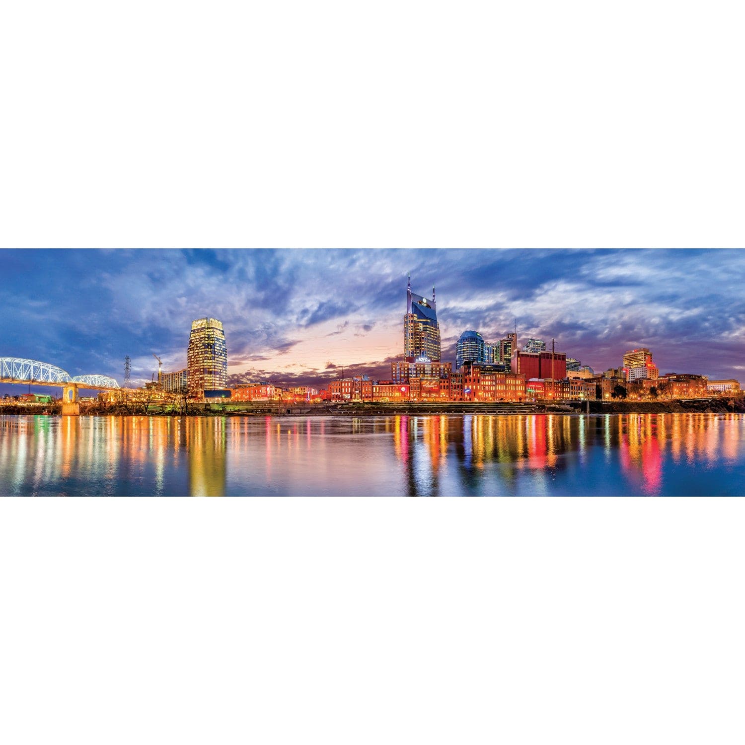 Nashville, Tennessee 1000 Piece Panoramic Jigsaw Puzzle - Image 2