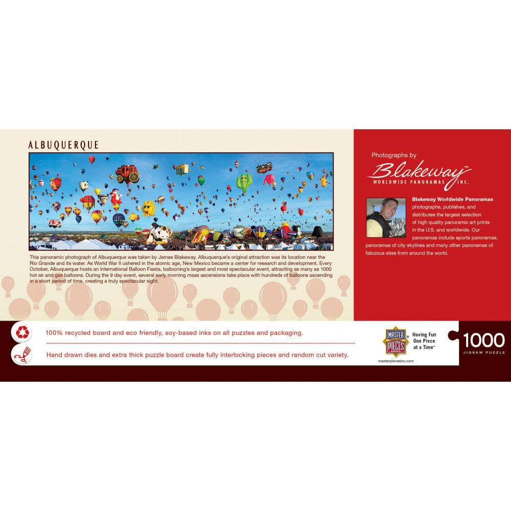 Albuquerque, New Mexico 1000 Piece Panoramic Jigsaw Puzzle - Image 3