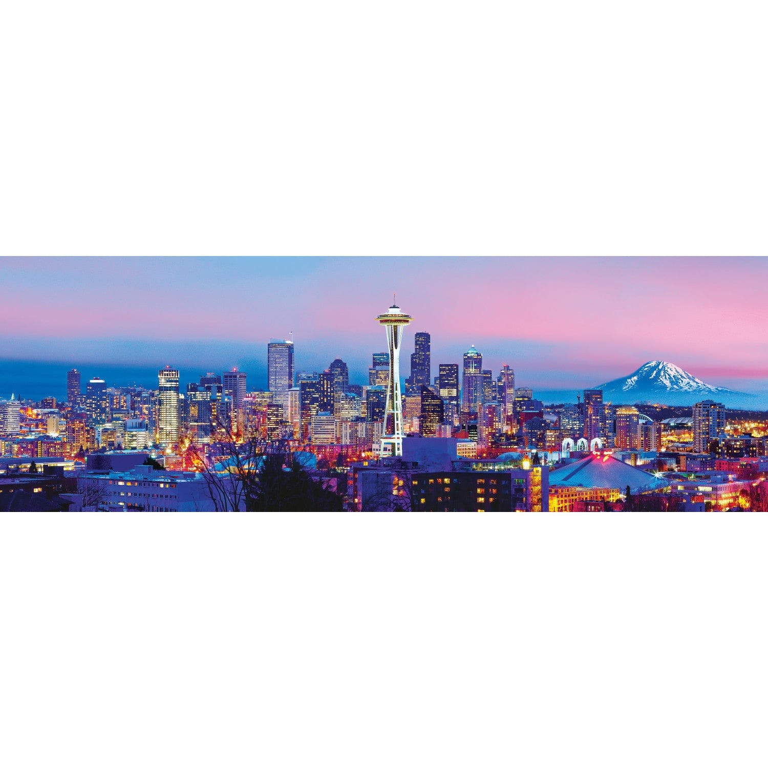 Seattle, Washington 1000 Piece Panoramic Jigsaw Puzzle - Image 2