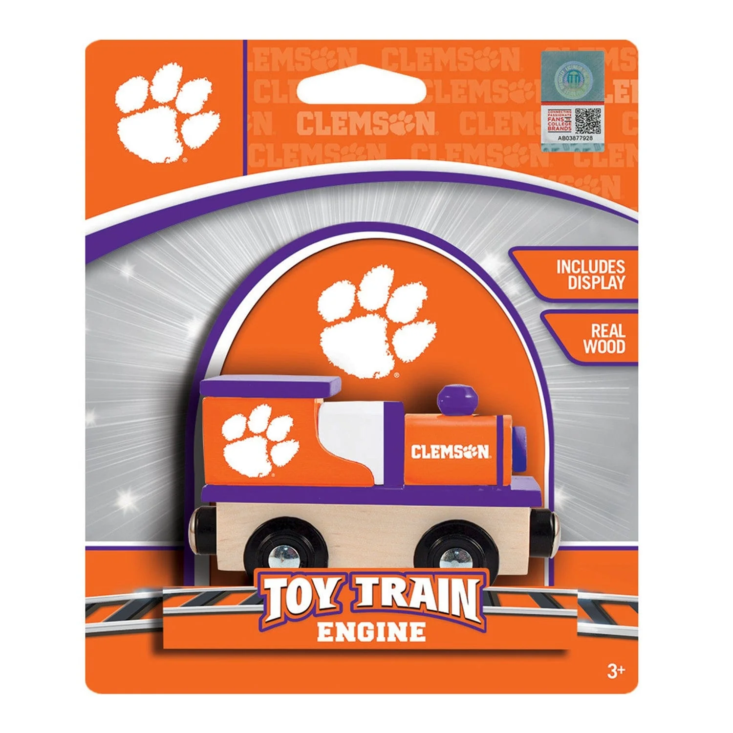 Clemson Tigers Toy Train Engine - Image 2