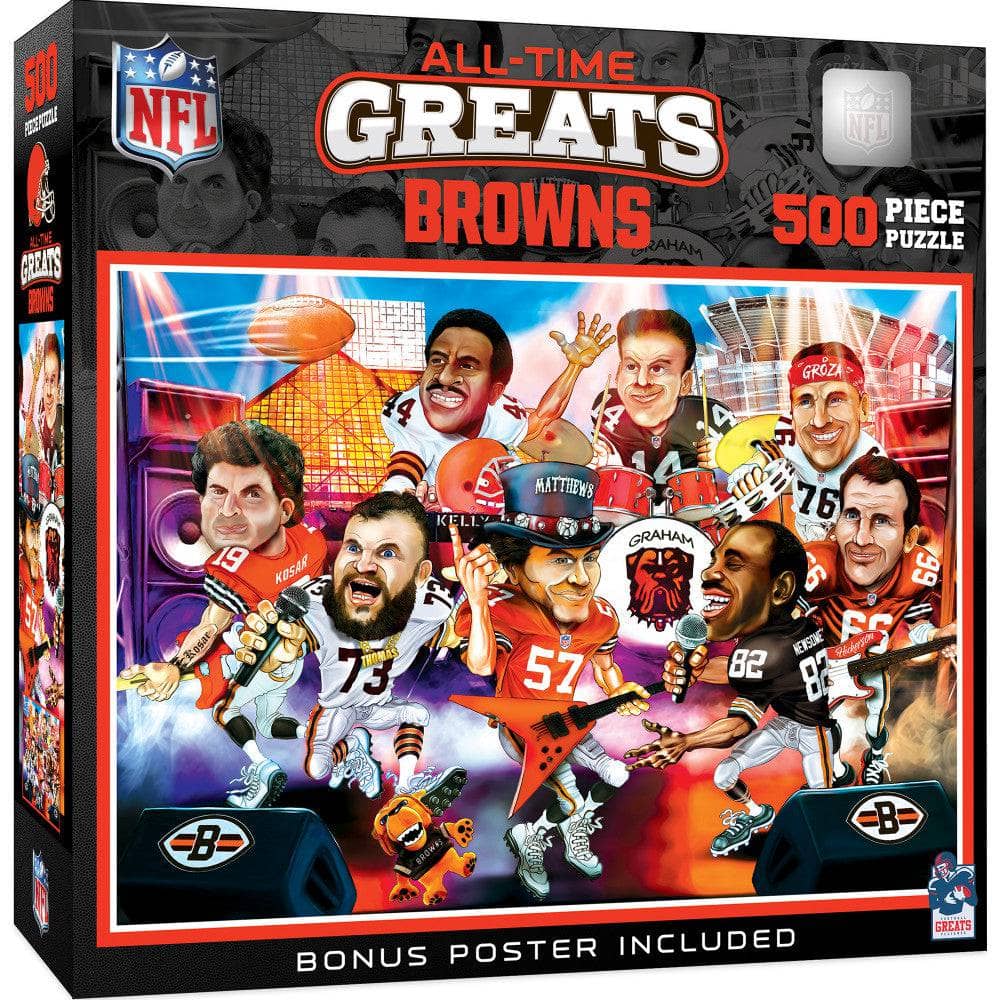 Cleveland Browns - All Time Greats 500 Piece Jigsaw Puzzle