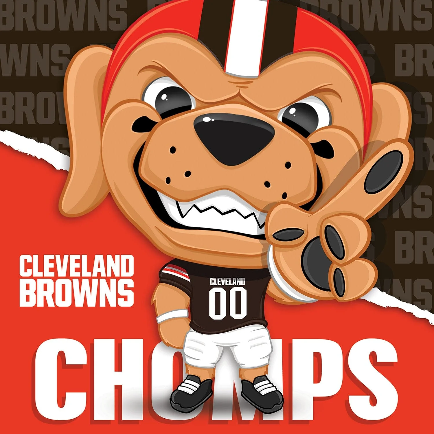 Cleveland Browns - NFL Mascot 100 Piece Jigsaw Puzzle - Image 2