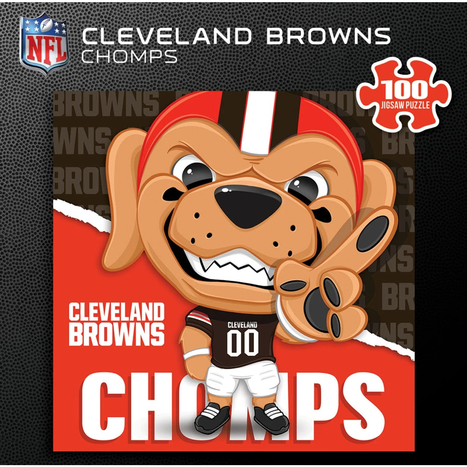 Cleveland Browns - NFL Mascot 100 Piece Jigsaw Puzzle - Image 3
