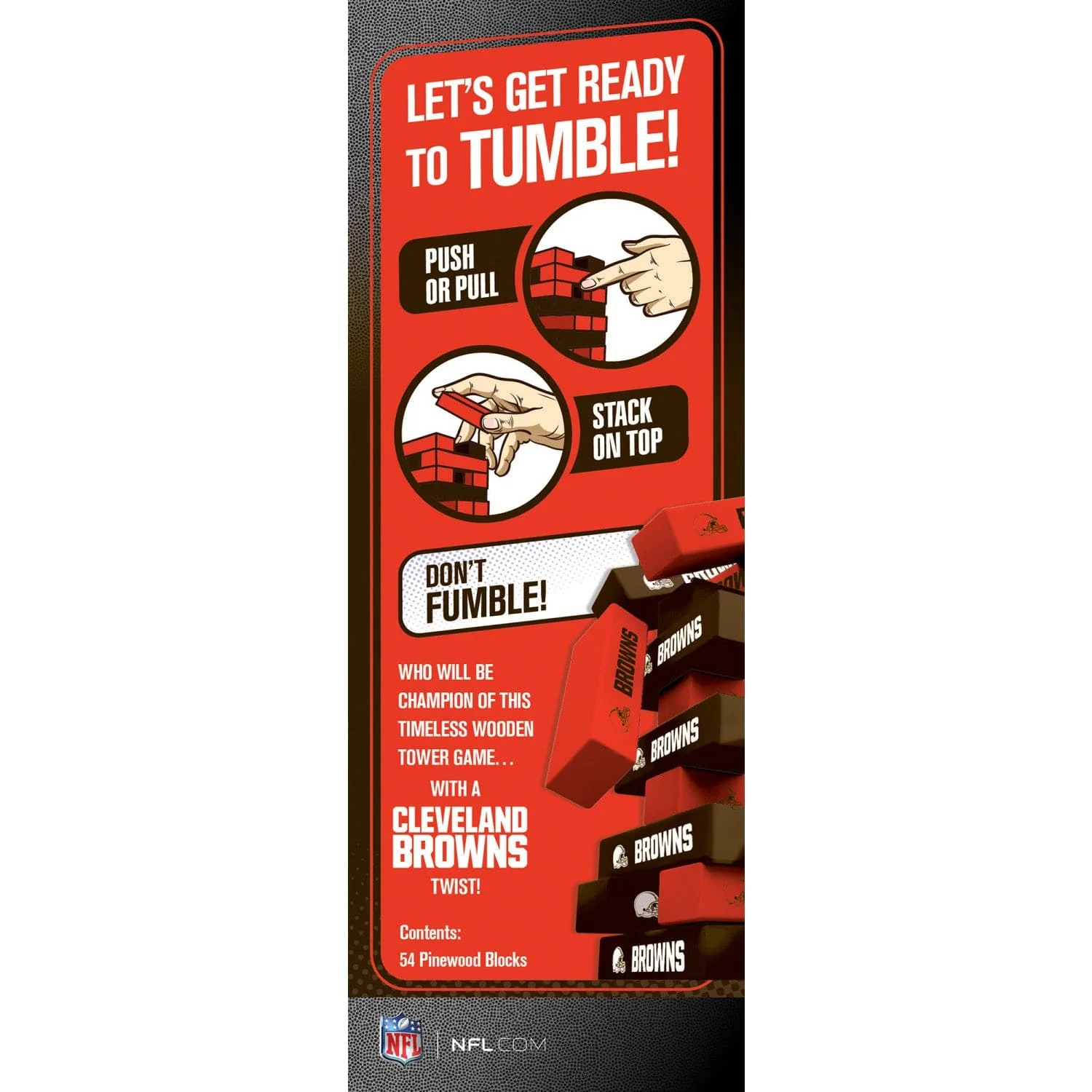 Cleveland Browns Tumble Tower - Image 3