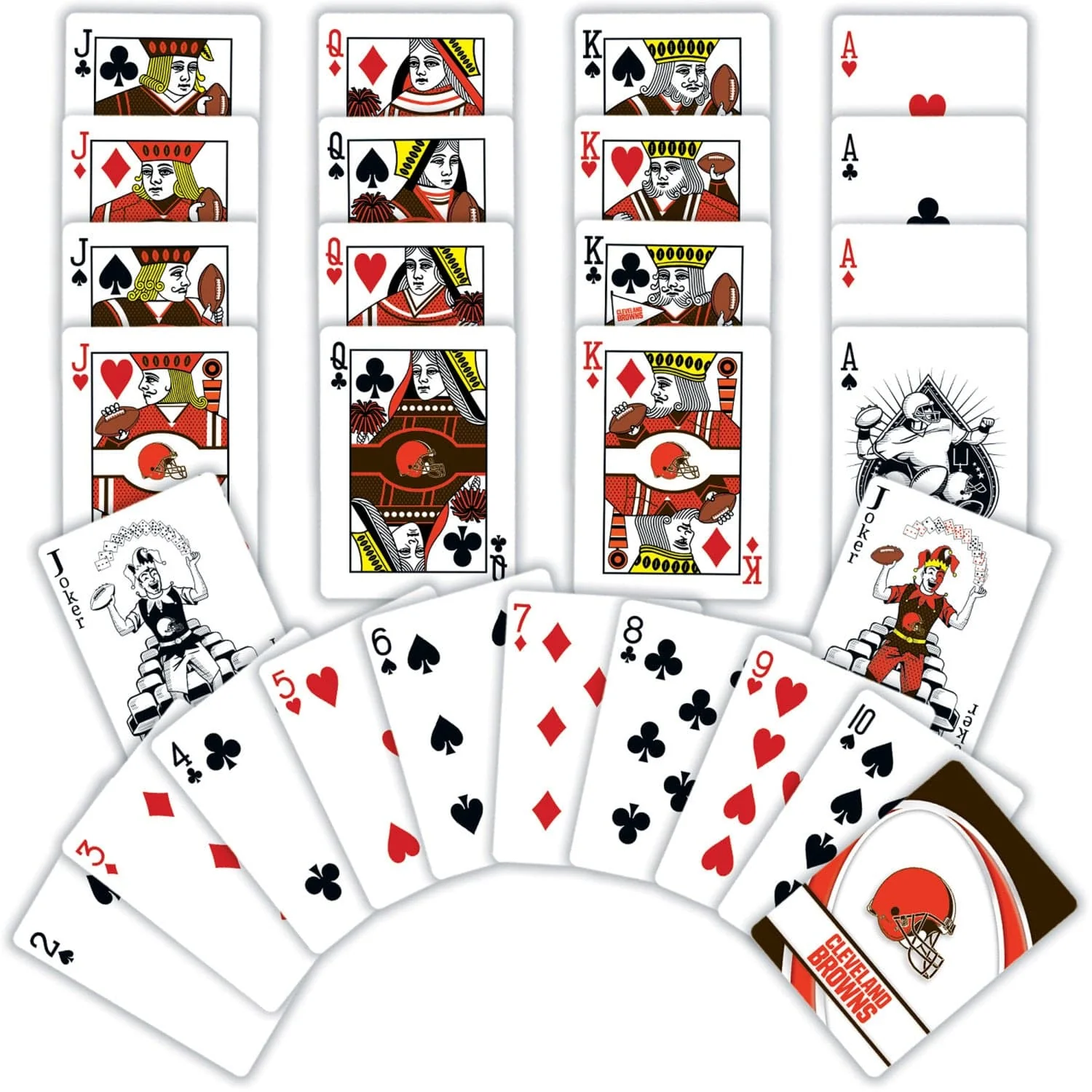 Cleveland Browns Playing Cards - 54 Card Deck - Image 2