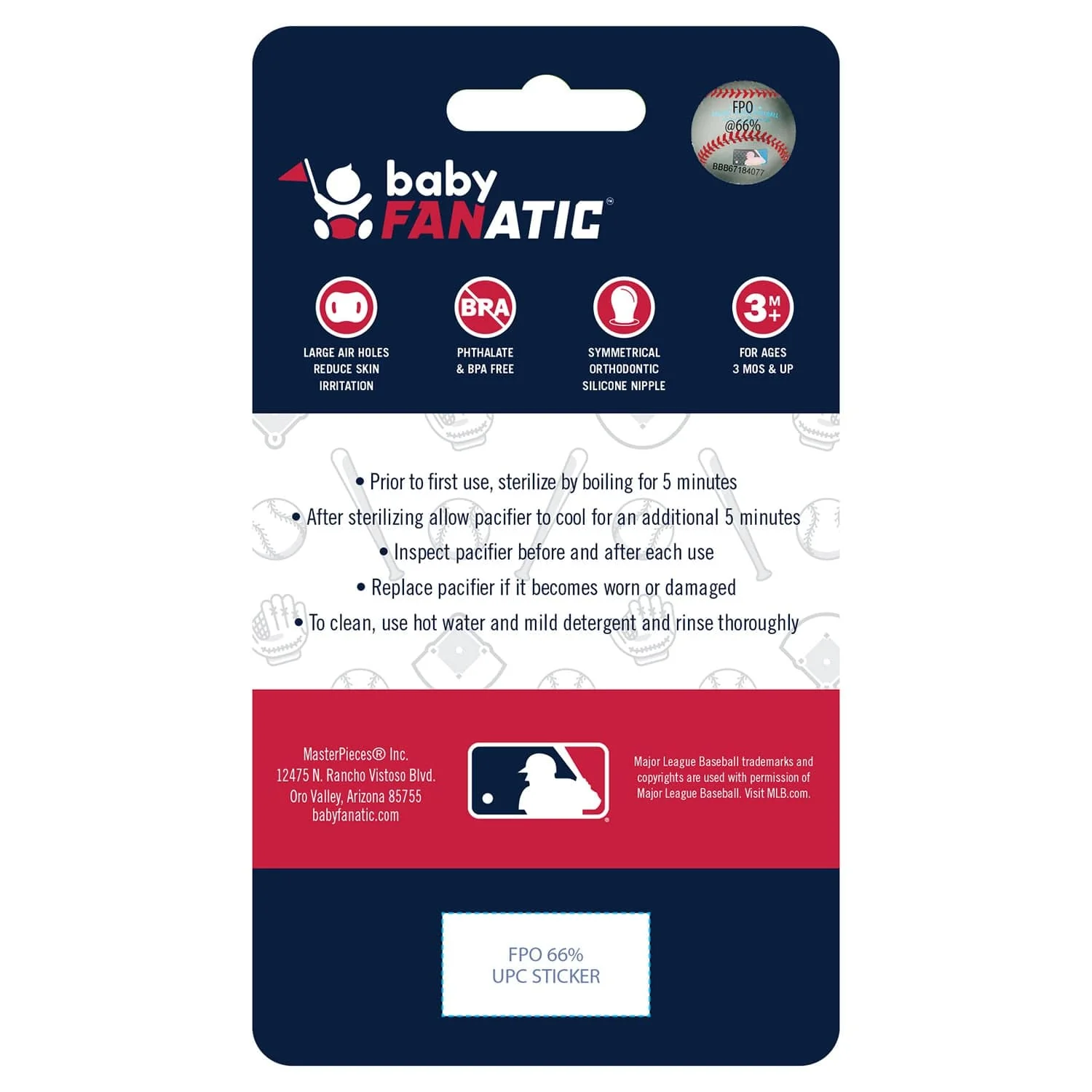 Cleveland Guardians - Pacifier 2-Pack - Image 3