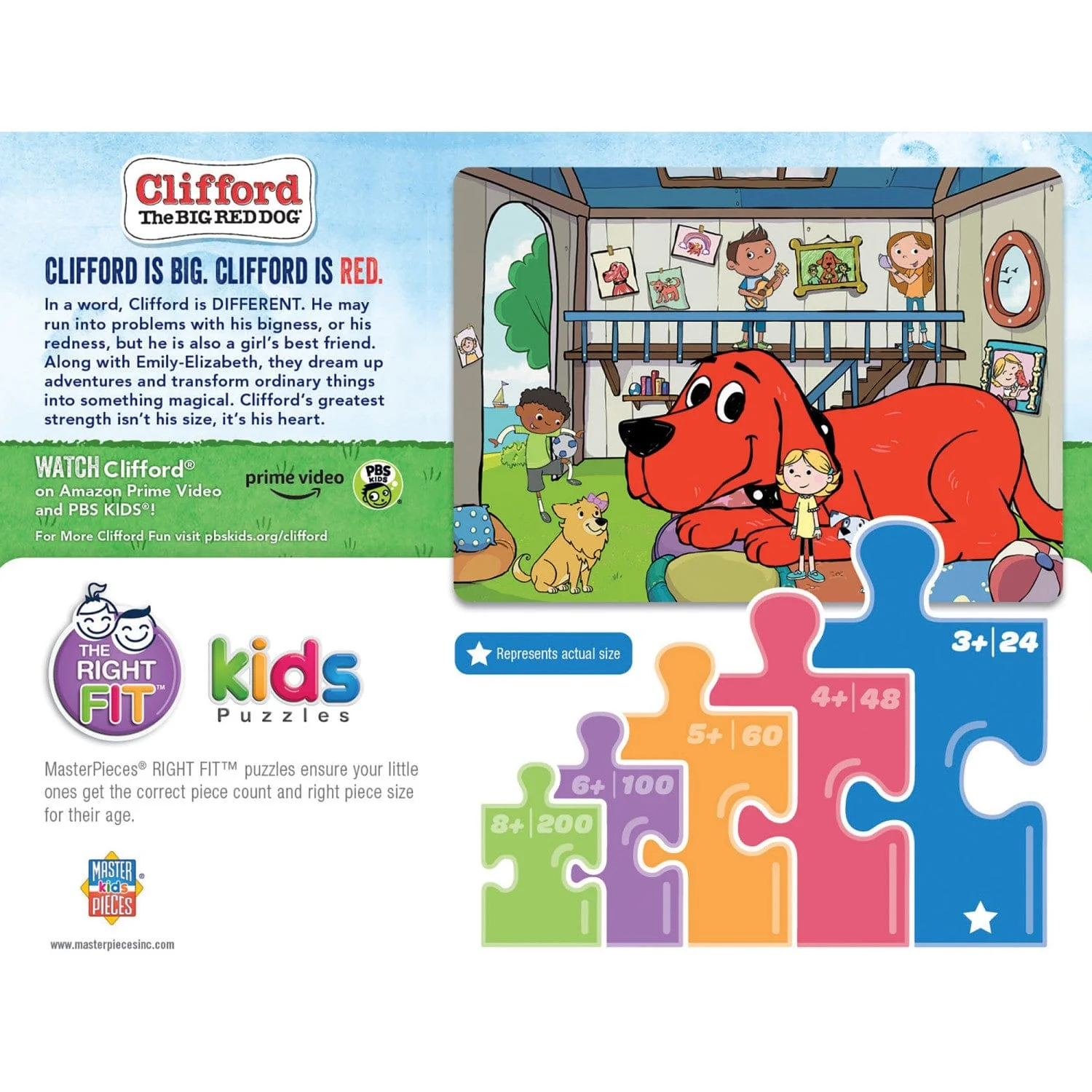 Clifford - Doghouse 24 Piece Jigsaw Puzzle - Image 3