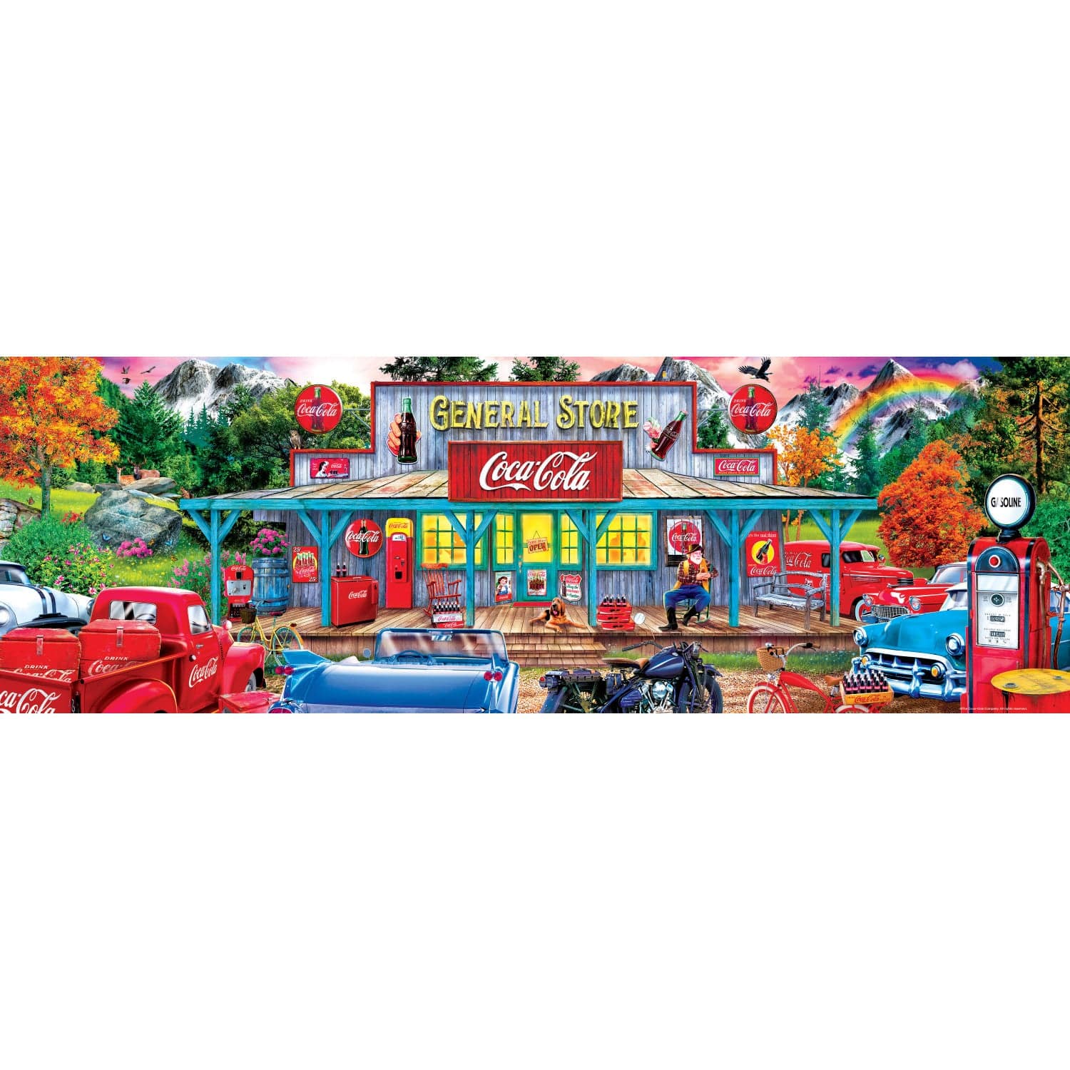 Coca-Cola - Stop-n-Sip 1000 Piece Panoramic Jigsaw Puzzle - Image 2