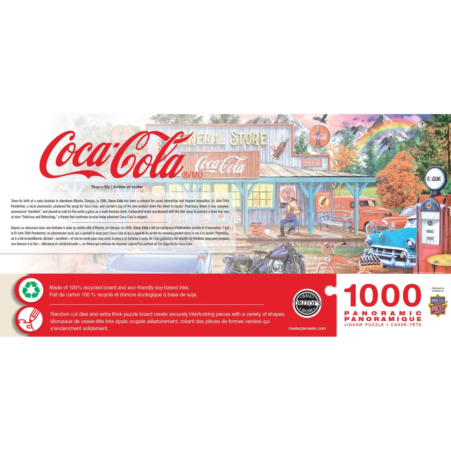 Coca-Cola - Stop-n-Sip 1000 Piece Panoramic Jigsaw Puzzle - Image 3