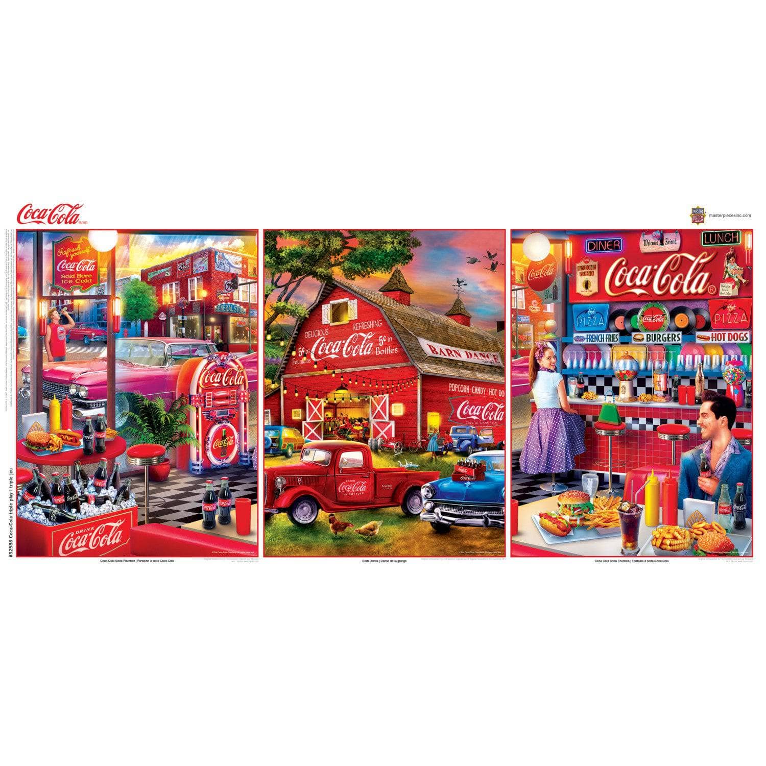 Coca-Cola - 500 Piece Jigsaw Puzzles 3 Pack - Image 6