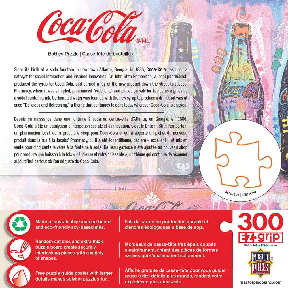 Coca-Cola - Bottles 300 Piece EZ Grip Jigsaw Puzzle - Image 3