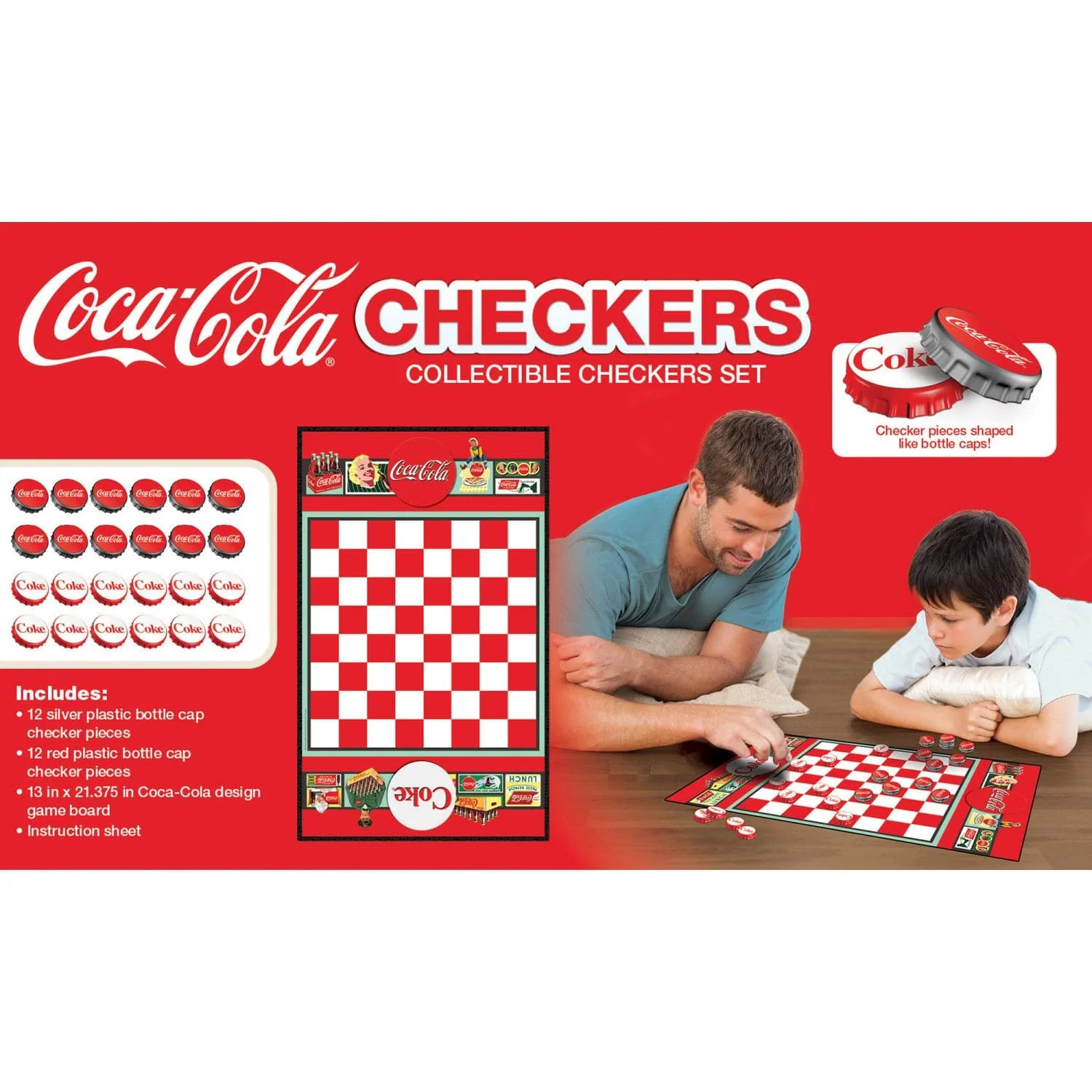 Coca-Cola Checkers Board Game - Image 3